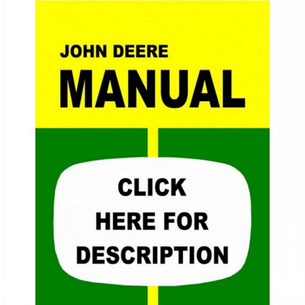 Picture of I&T Service Manual, John Deere (IT Shop)