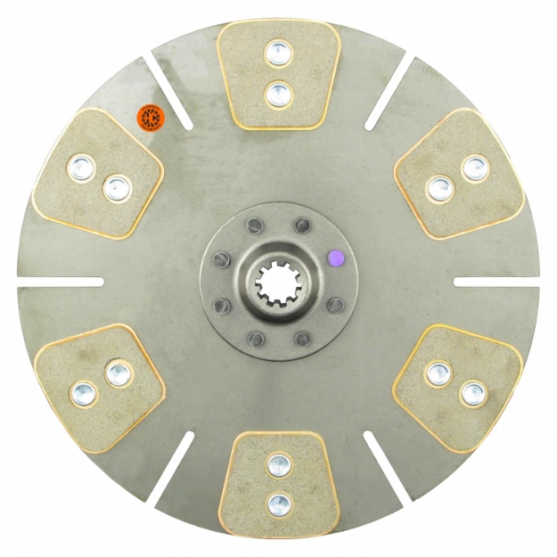 Picture of 13" Transmission Disc, 6 Pad, w/ 1-1/8" 10 Spline Hub - Reman