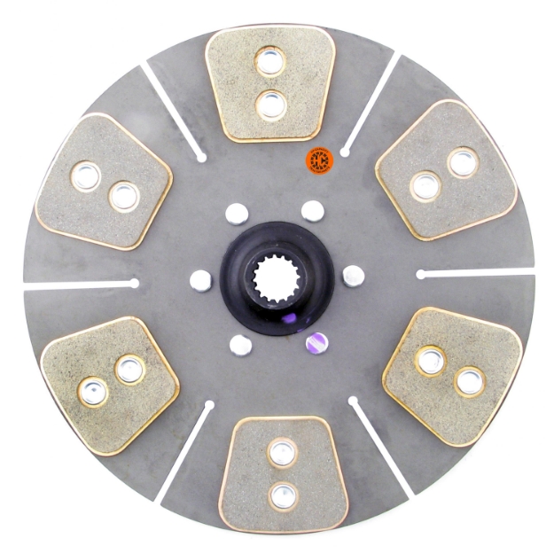 Picture of 12" Transmission Disc, 6 Pad, w/ 1-1/16" 16 Spline Hub - New