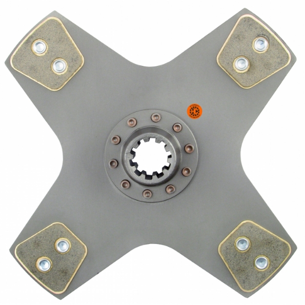 Picture of 13" Transmission Disc, 4 Pad, w/ 1-3/4" 10 Spline Hub - Reman