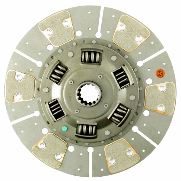 Picture of 13" Transmission Disc, 6 Pad, w/ 1-9/16" 14 Spline Hub - New