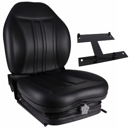 Picture of High Back Seat, Black Vinyl w/ Integrated Suspension