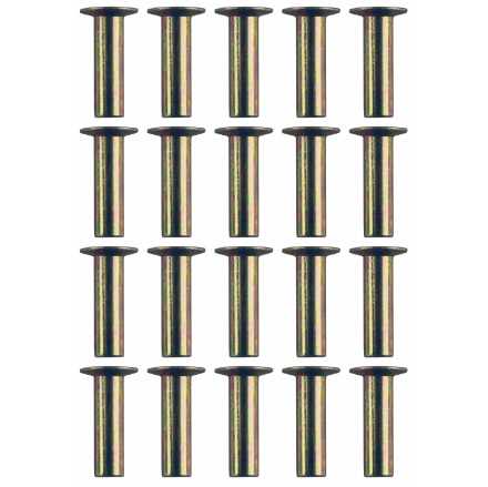 Picture of Rivet Package, .671" Brass Plated, (Pkg. of 20)