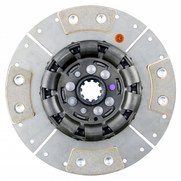 Picture of 9" Transmission Disc, 4 Pad, w/ 1-1/8" 10 Spline Hub - Reman