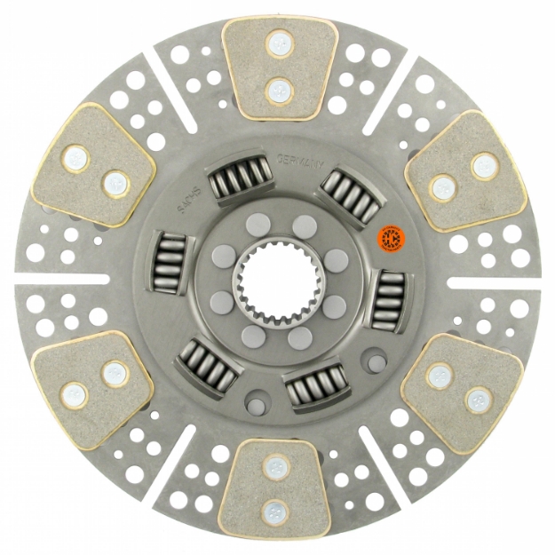 Picture of 11-1/2" Transmission Disc, 6 Pad, w/ 1-3/4" 22 Spline Hub - Reman