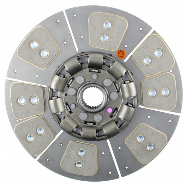 Picture of 14" Transmission Disc, 8 Pad, w/ 1-3/4" 27 Spline Hub - Reman
