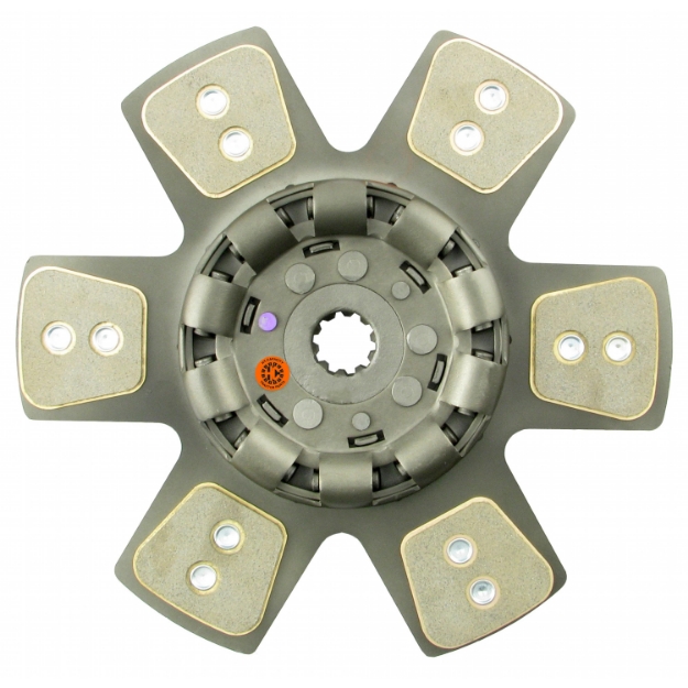 Picture of 14" Transmission Disc, 6 Pad, w/ 1-3/8" 10 Spline Hub - Reman