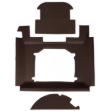 Picture of Headliner w/ Escape Hatch, Brindle Brown Vinyl w/ Formed Plastic