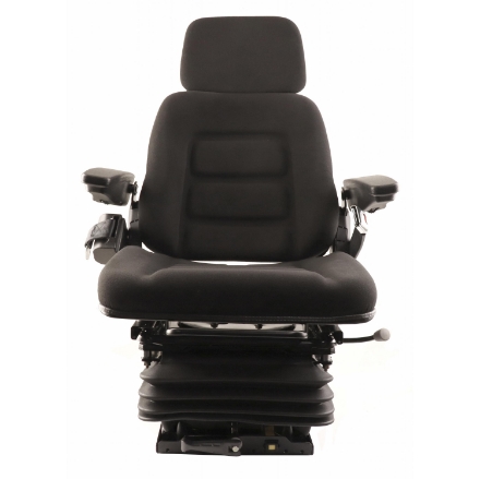 Picture of High Back Seat, Black Fabric w/ Mechanical Suspension