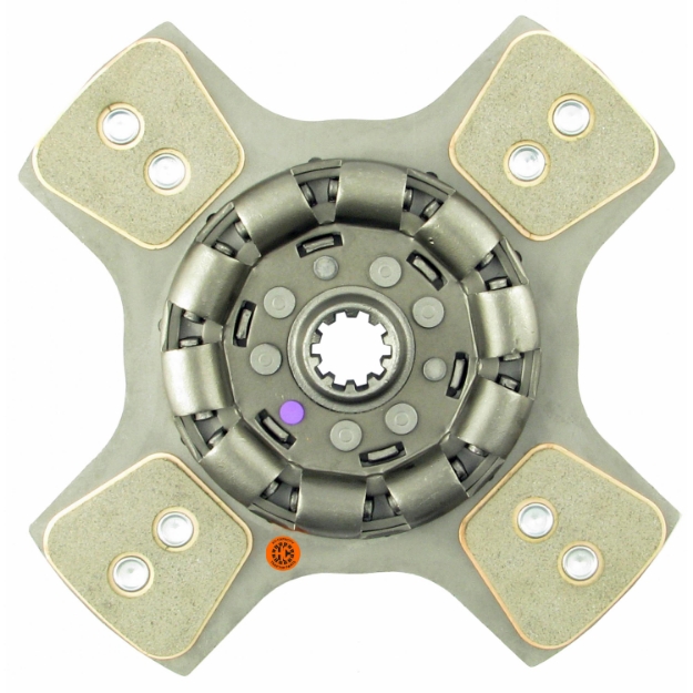 Picture of 12" Transmission Disc, 4 Pad, w/ 1-1/4" 10 Spline Hub - Reman