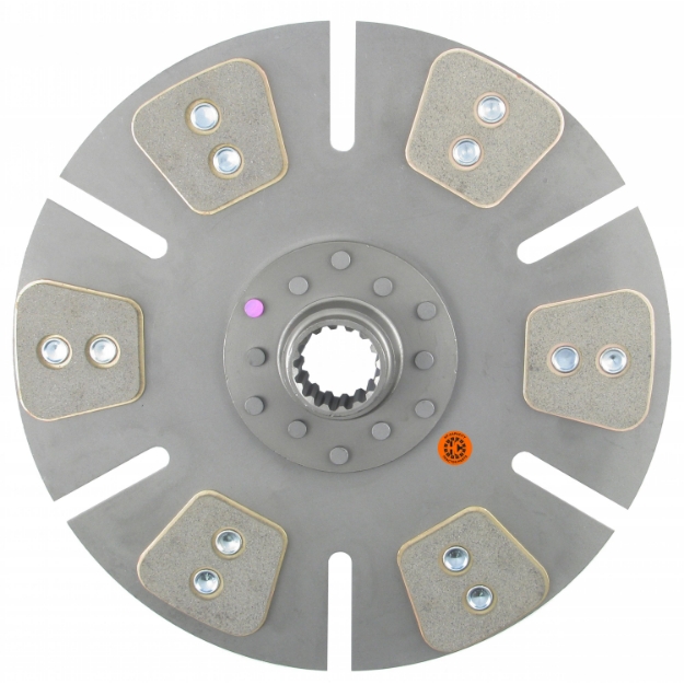 Picture of 14" Transmission Disc, 6 Pad, w/ 1-3/4" 16 Spline Hub - Reman