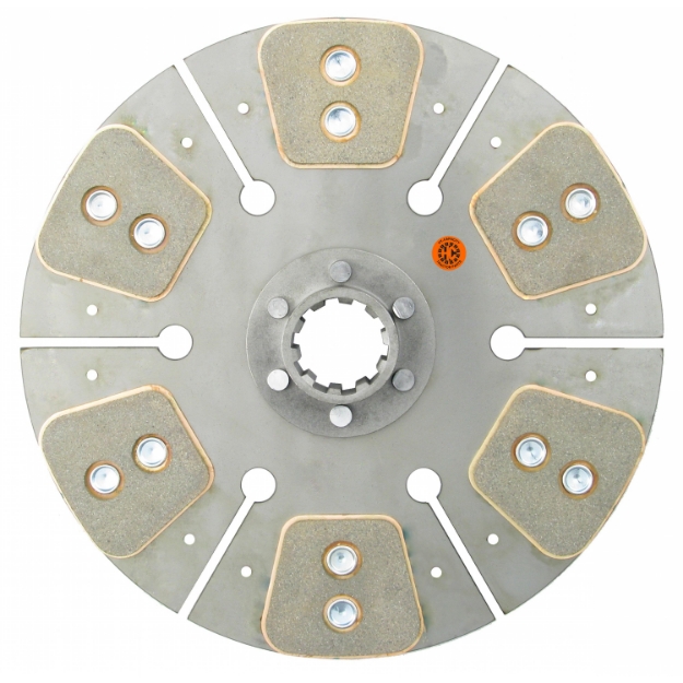 Picture of 12" Transmission Disc, 6 Pad, w/ 1-3/4" 10 Spline Hub - Reman
