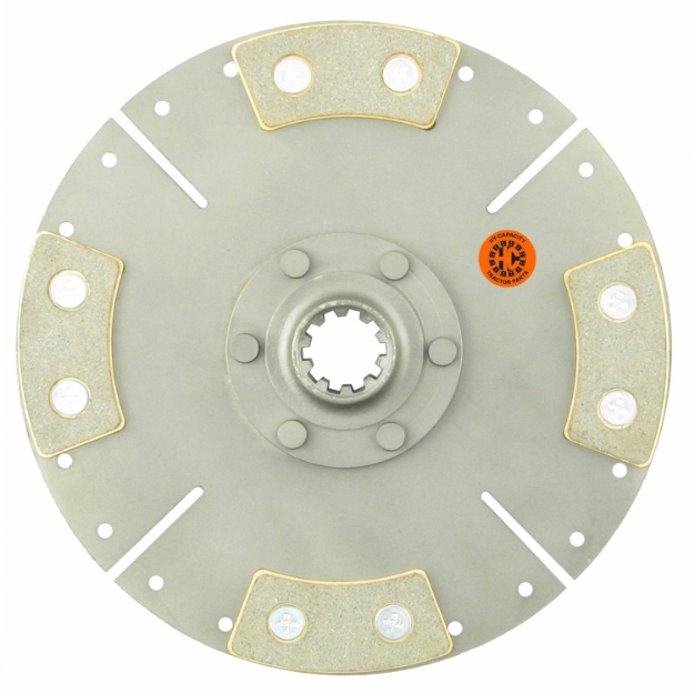 Picture of 9" Transmission Disc, 4 Pad, w/ 1-1/8" 10 Spline Hub - New