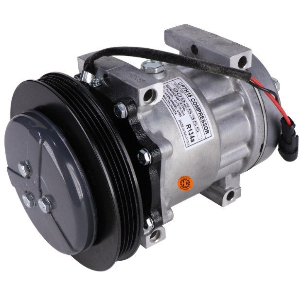 Picture of Sanden SD7H15 Compressor, w/ 4 Groove Clutch - New