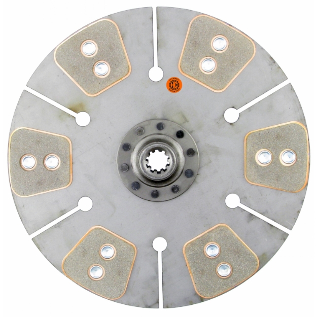 Picture of 13" Transmission Disc, 6 Pad, w/ 1" 10 Spline Hub - Reman
