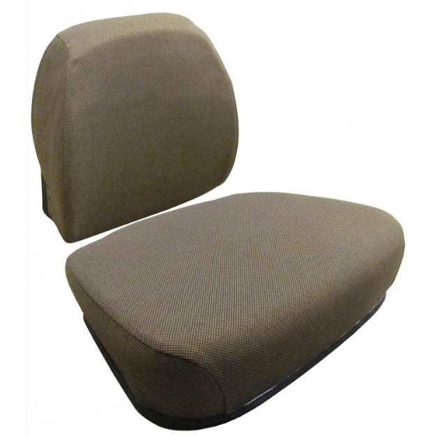 Picture of Cushion Set, Dark Brown Fabric, Personal Posture for seat with Hydraulic Suspension - (2 pc.)