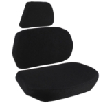 Picture of Cushion Set, Black Fabric - (3 pc.)