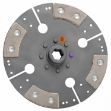 Picture of 9" Transmission Disc, 4 Pad, w/ 1" 6 Spline Hub - Reman