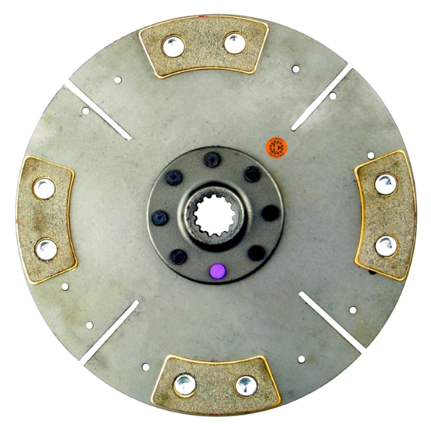 Picture of 9-1/2" Transmission Disc, 4 Pad, w/ 15/16" 13 Spline Hub - New