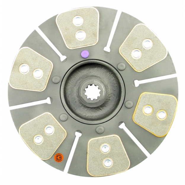 Picture of 12" Transmission Disc, 6 Pad, w/ 1-1/8" 10 Spline Hub - Reman
