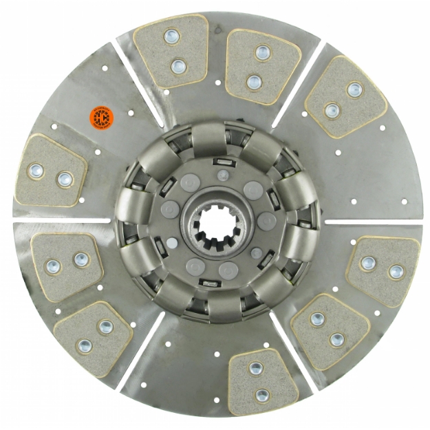 Picture of 14" Transmission Disc, 9 Pad, w/ 1-1/2" 10 Spline Hub - Reman