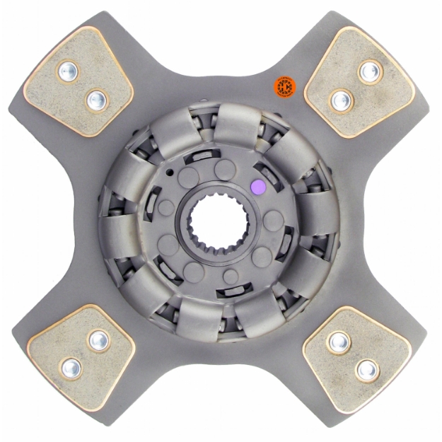 Picture of 12" Transmission Disc, 4 Pad, w/ 1-1/2" 19 Spline Hub - Reman