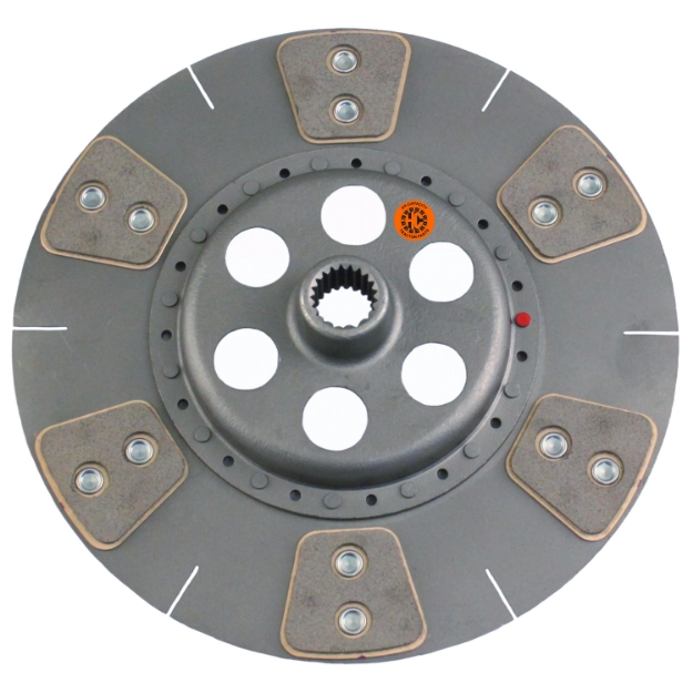 Picture of 12" Transmission Disc, 6 Pad, w/ 1-1/8" 21 Spline Hub - Reman