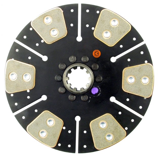 Picture of 11" Transmission Disc, 6 Pad, w/ 1-3/4" 10 Spline Hub - Reman