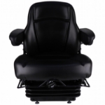 Picture of Sears Mid Back Seat, Black Vinyl Seat, w/ Mechanical Suspension