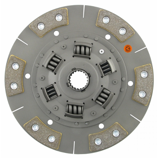 Picture of 11" Transmission Disc, 6 Pad, w/ 1-3/8" 19 Spline Hub - Reman