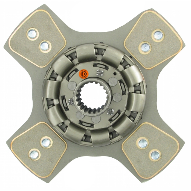 Picture of 12" Transmission Disc, 4 Pad, w/ 1-3/4" 20 Spline Hub - Reman