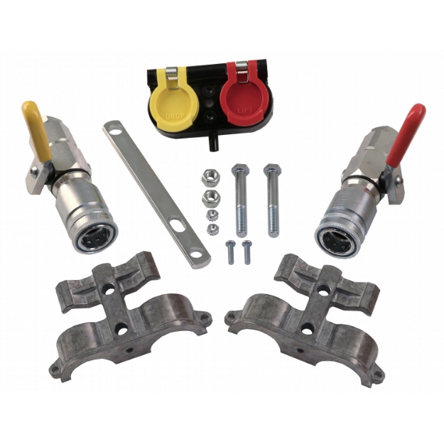 Picture of Pioneer Lever Actuated Hydraulic Quick Coupler Kit, Breakaway Sleeve, Female, Genuine OEM Style