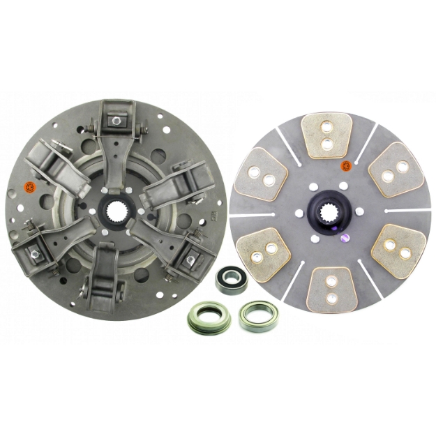 Picture of 12" Dual Stage Clutch Kit, w/ 6 Large Pad Disc & Bearings - New