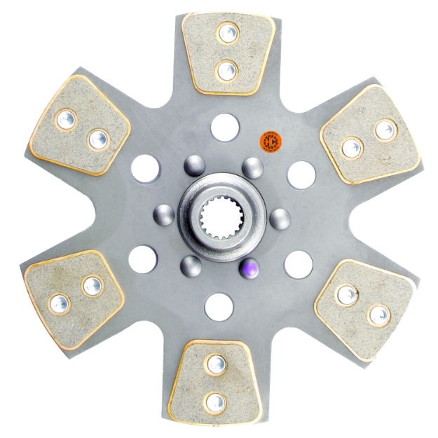 Picture of 11" LuK Transmission Disc, 6 Pad, w/ 1-3/32" 18 Spline Hub - New