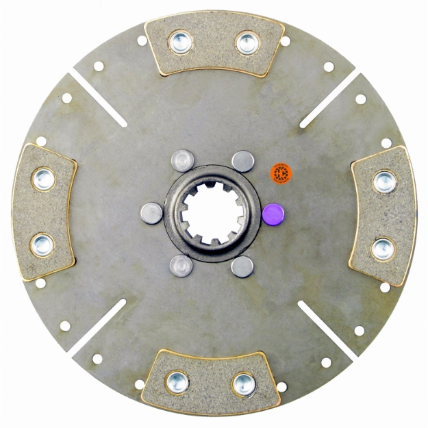 Picture of 9" Transmission Disc, 4 Pad, w/ 1-3/8" 10 Spline Hub - Reman