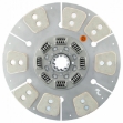 Picture of 15-1/2" Transmission Disc, 6 Pad, w/ 2" 10 Spline Hub - Reman