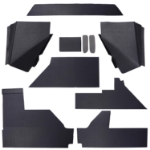 Picture of EZ Cab Kit, Black Vinyl w/ Formed Plastic, 7" Wide Seat Base