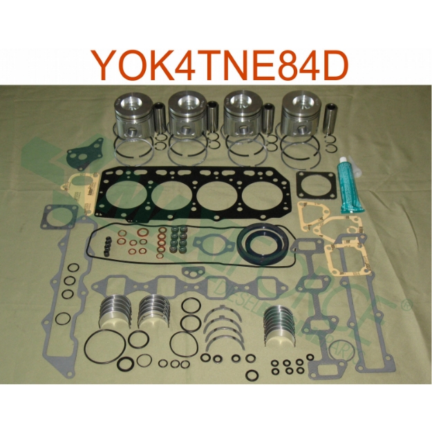 Picture of Major Overhaul Kit, Yanmar 4TNE84 Diesel Engine, Standard Pistons