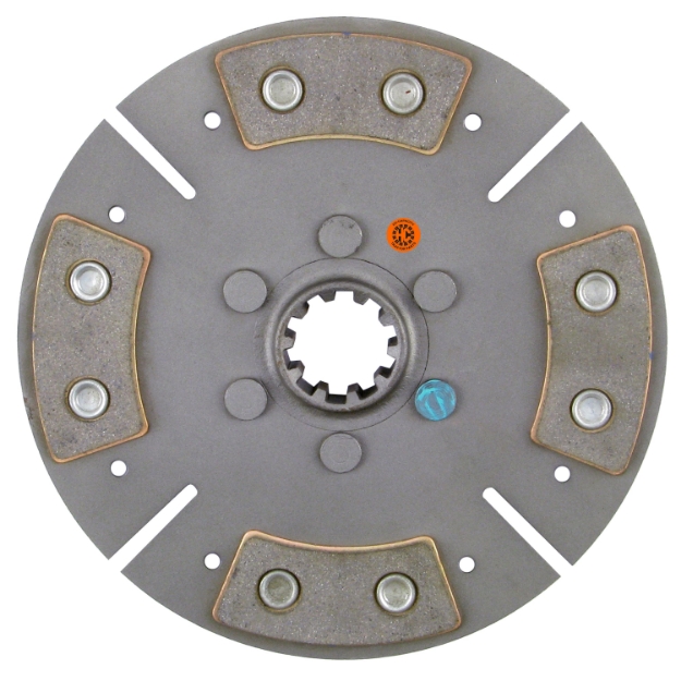 Picture of 8" Transmission Disc, 4 Pad, w/ 1-3/8" 10 Spline Hub - New