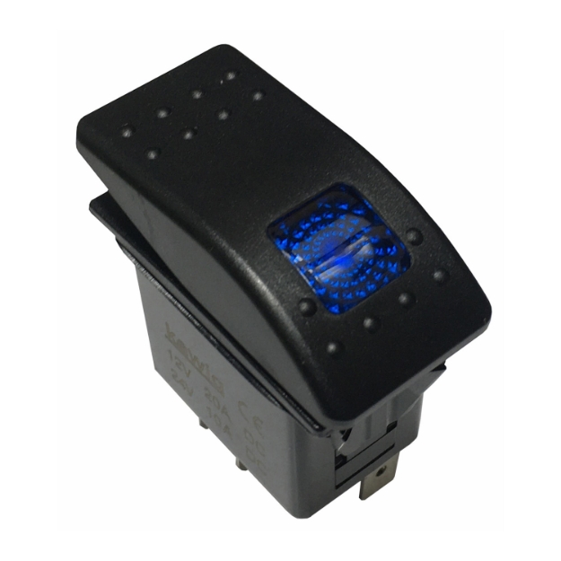 Picture of Rocker Switch - Blue LED