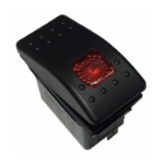 Picture of Rocker Switch - Red LED