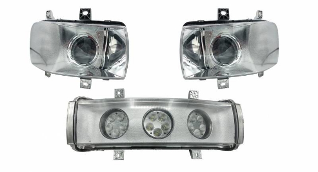 Picture of Set of LED Corner Head Light and Center light for Case/IH Tractors, Tiger Lights, CaseKit11.