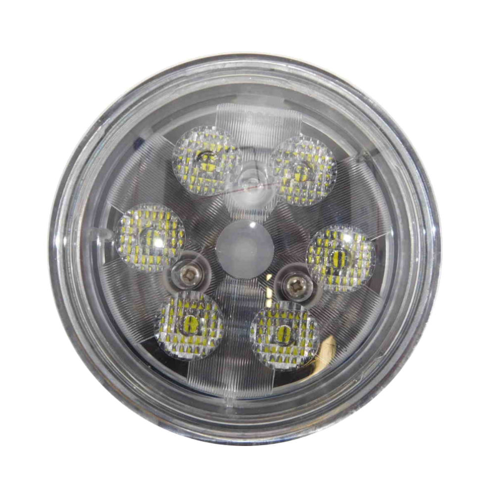 128-50LED4411 5” Round (PAR 36) L.E.D. Work Light in Rubber Housing 128-50LED4411  - Jetco