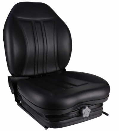 Picture of High Back Seat, Black Vinyl w/ Integrated Suspension