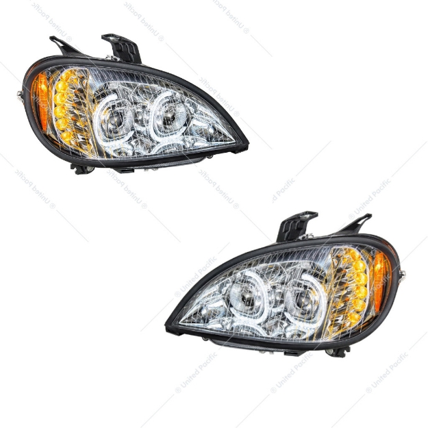 Picture of HIGH POWER LED PROJECTION HEADLIGHTS FOR 2001-2020 FREIGHTLINER COLUMBIA