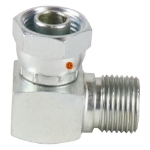 Picture of Female to Male O-Ring Adapter, #8 (3/4"), 90 Degree