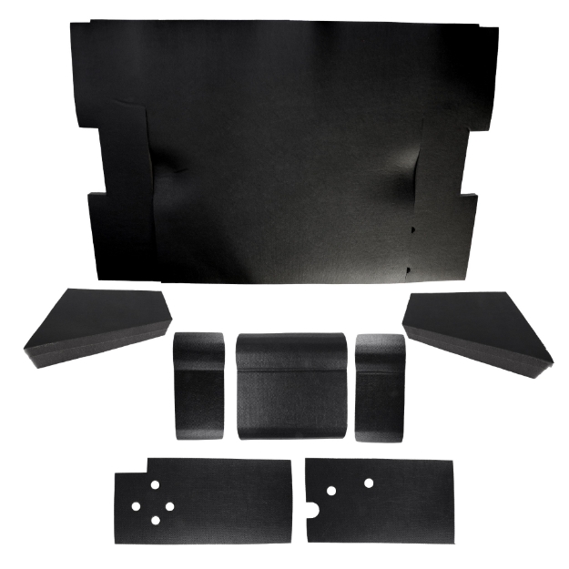 Picture of EZ Cab Kit, Black Vinyl w/ Formed Plastic for IH 86 Series