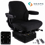 Picture of Sears Mid Back Seat, Asphalt Gray Fabric w/ Air Suspension