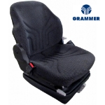 Picture of Grammer Mid Back Seat, Black & Gray Fabric w/ Mechanical Suspension