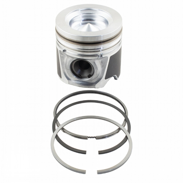 Picture of Piston & Rings, Standard, 59.5mm bowl diam., 10.2mm from top of piston to top of 1st ring